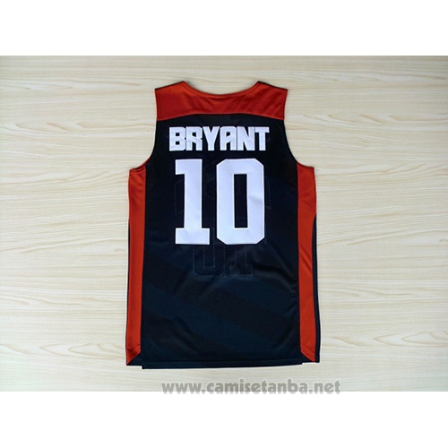 Camiseta USA 2012 Kobe Bryant #10 Negro